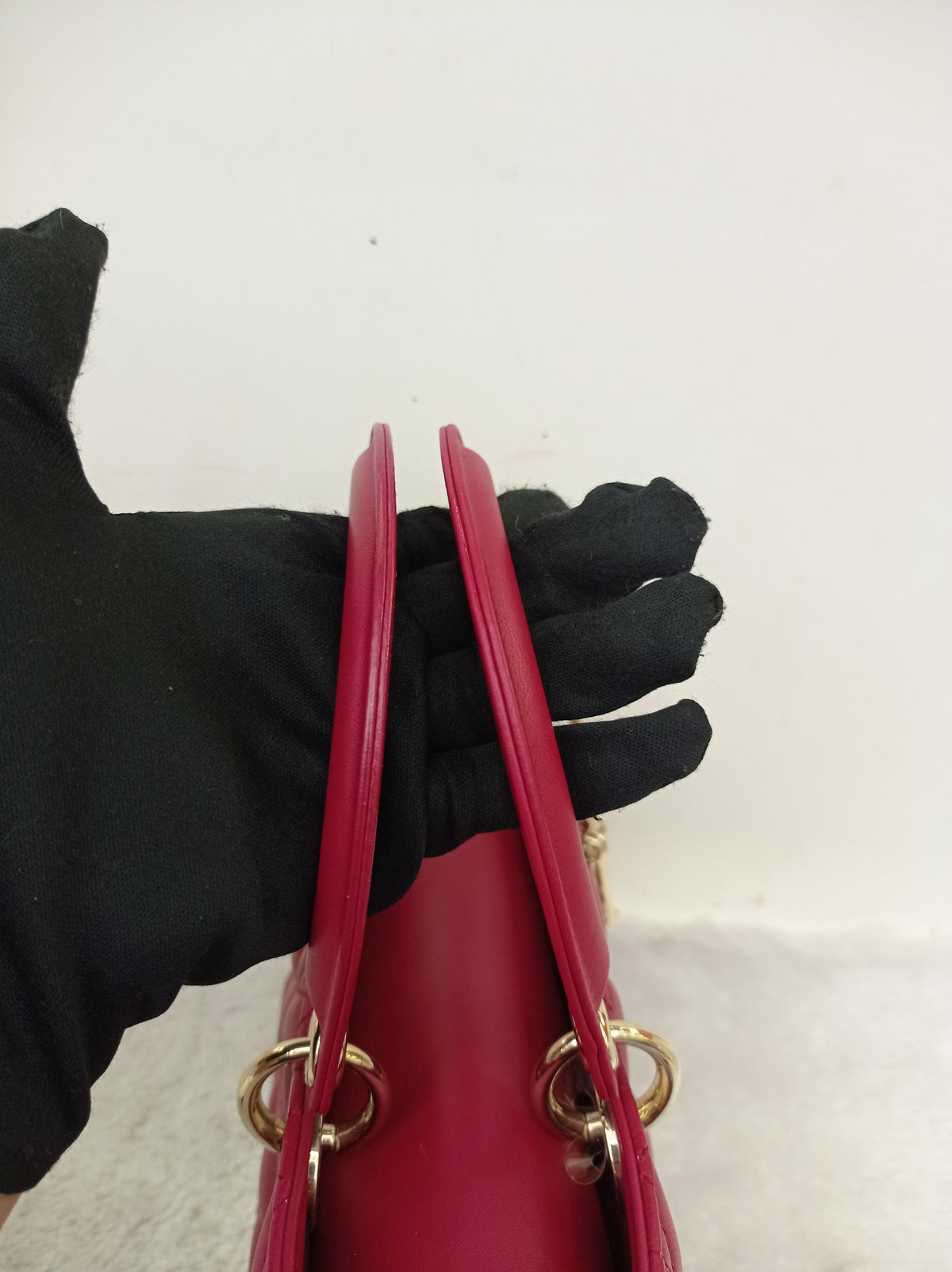 Lady Dior Medium Lamb Burgundy GHW 2020