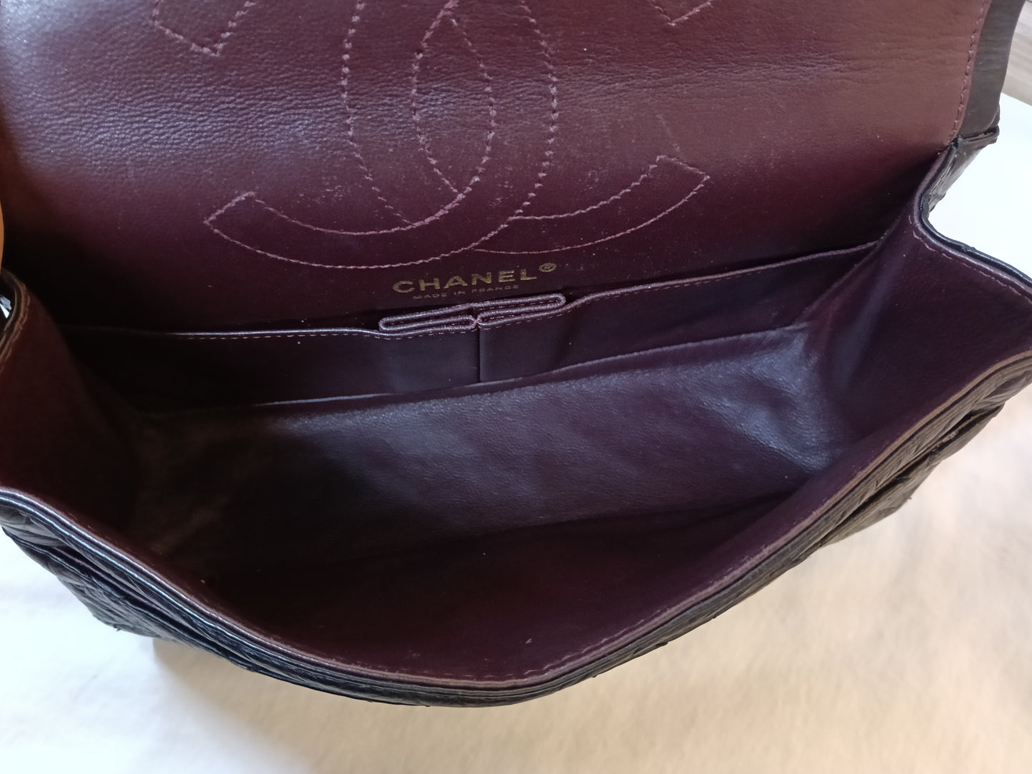 Chanel Reissue 225 Calfskin Black GHW DF #14