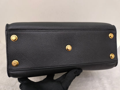 LV On My Side MM Monogram Grained Noir 2019