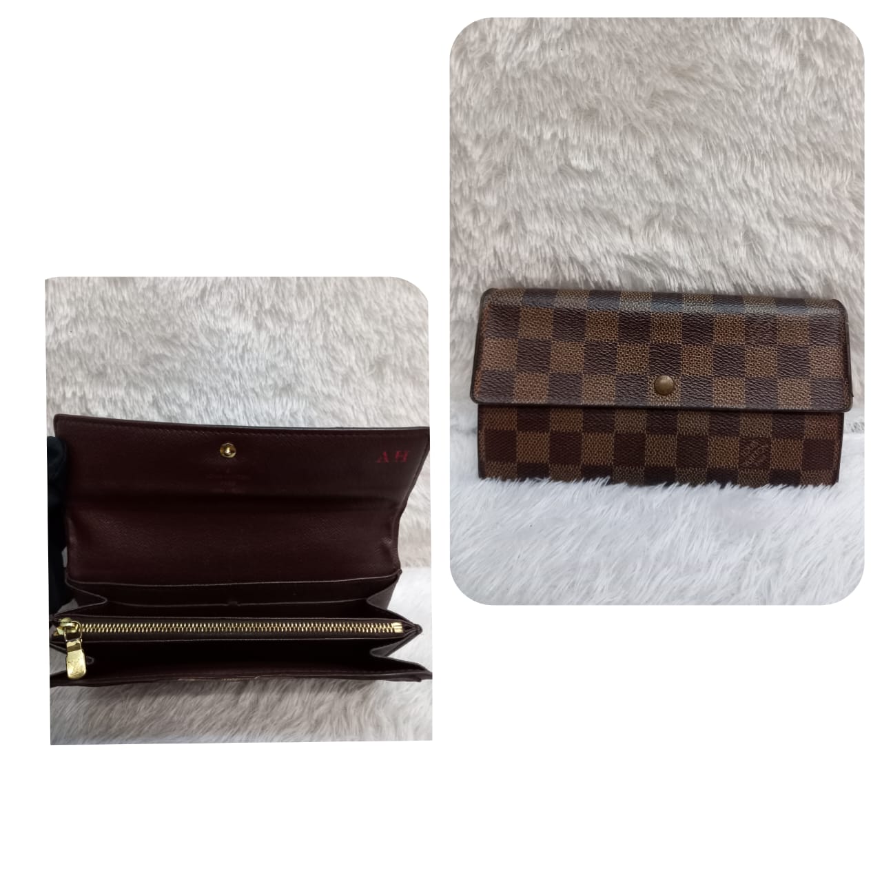 Lv Long Wallet Damier