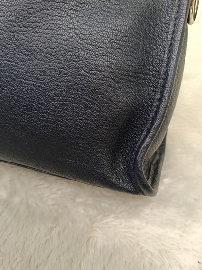 Balenciaga Small City Edge Navy SHW 2017