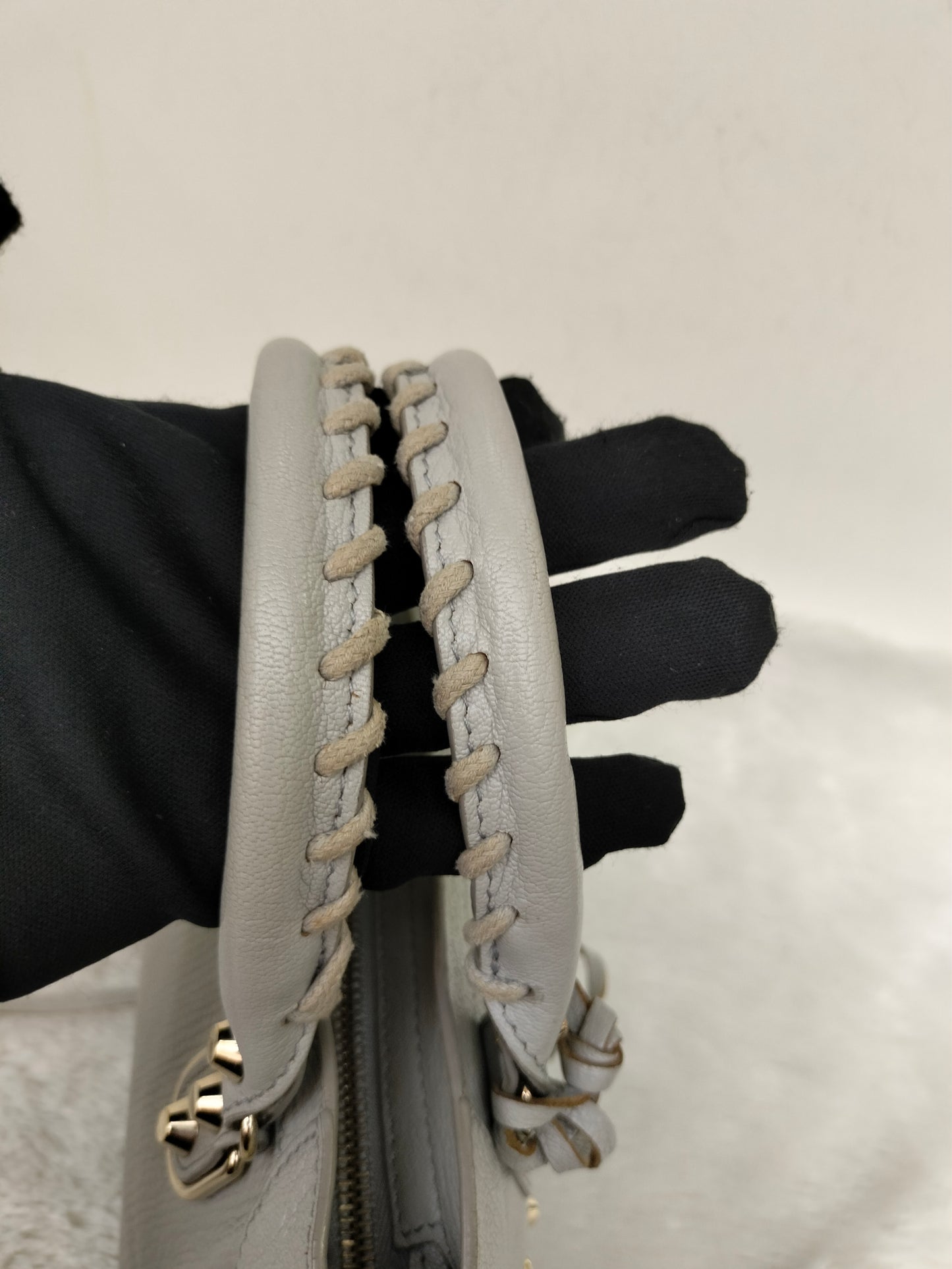 Balenciaga Mini City Edge Light Grey LGHW