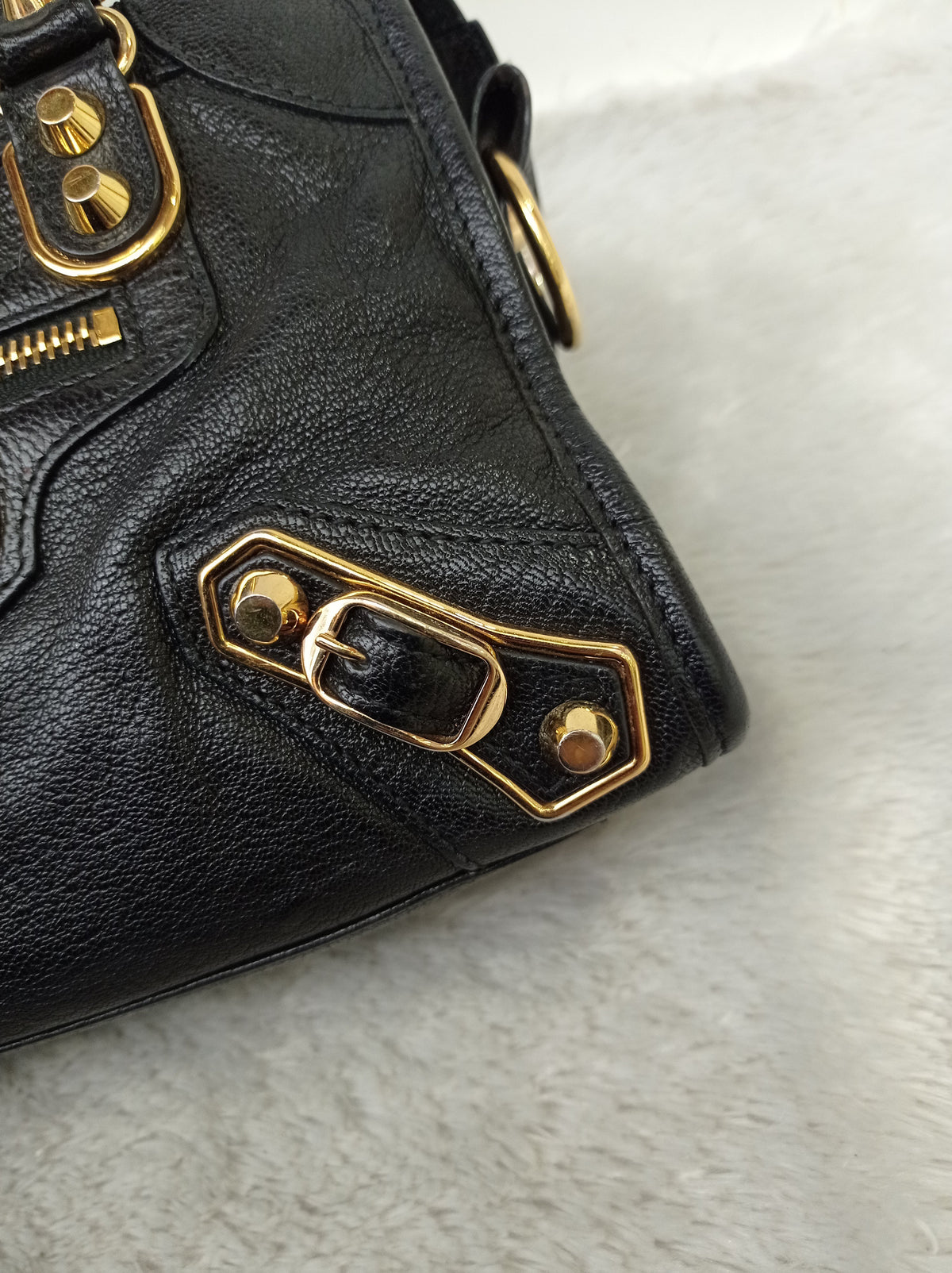 Balenciaga Mini City Edge Black GHW 2020