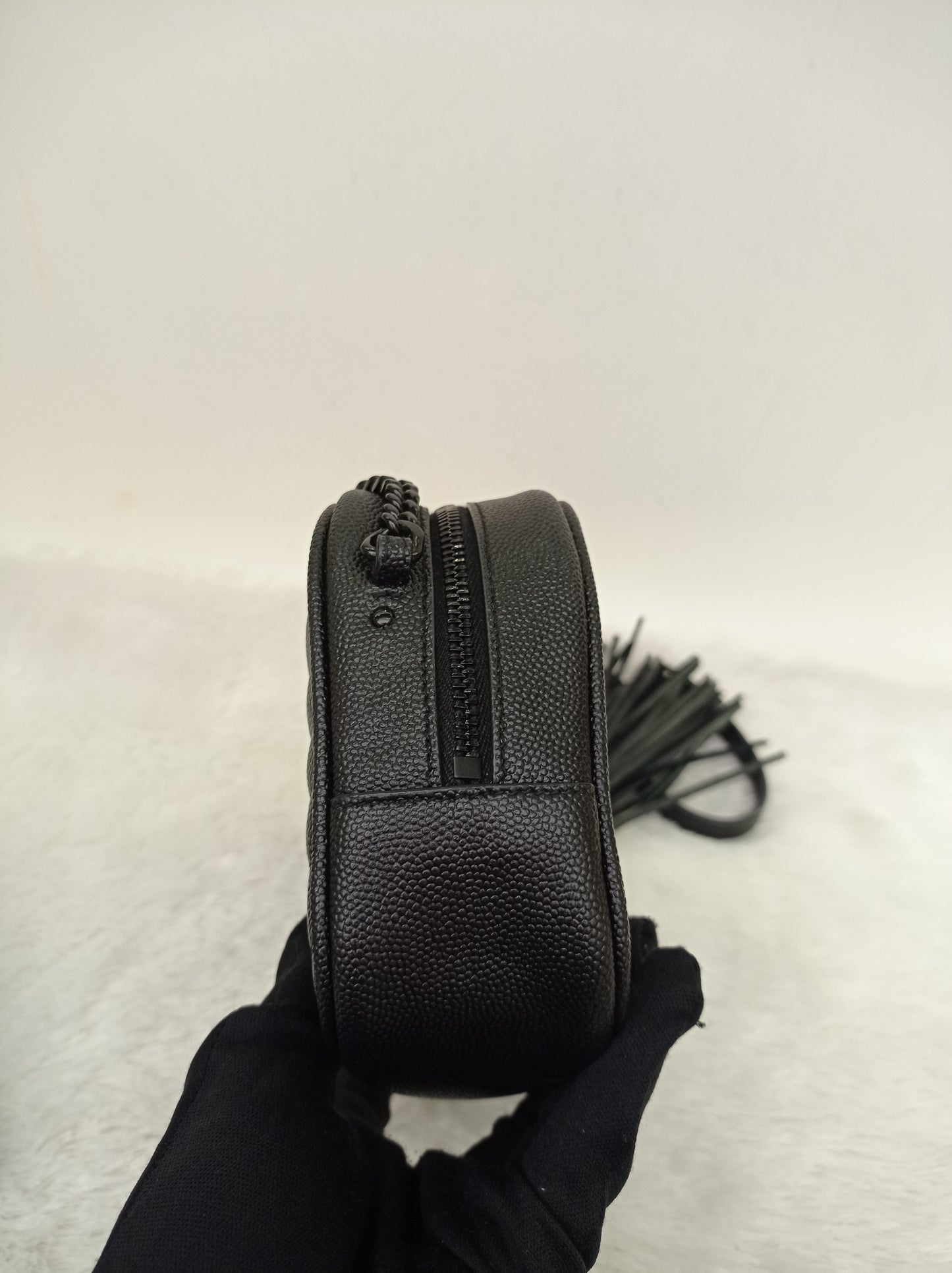 YsL Lou Mini Camera Grained All Black 2019