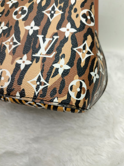 LV Neo Noe Monogram Giant Jungle Leopard Caramel 2019