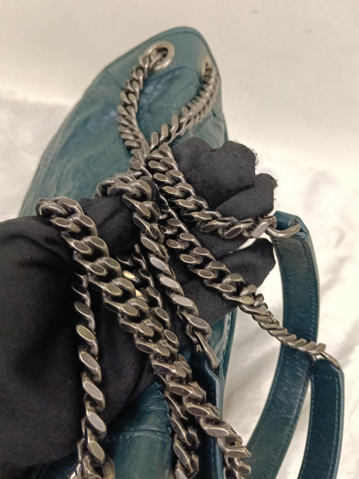 YsL Niki Medium Calfskin Emerald Green RHW 2018