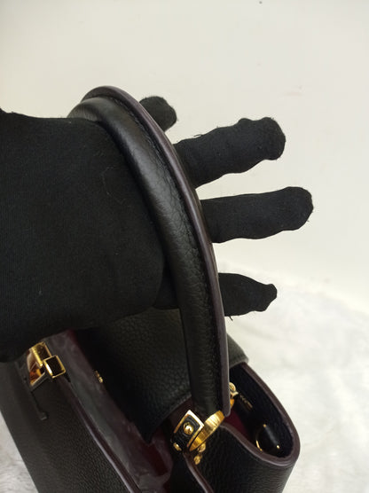 LV Capucines PM Taurillon Noir 2019