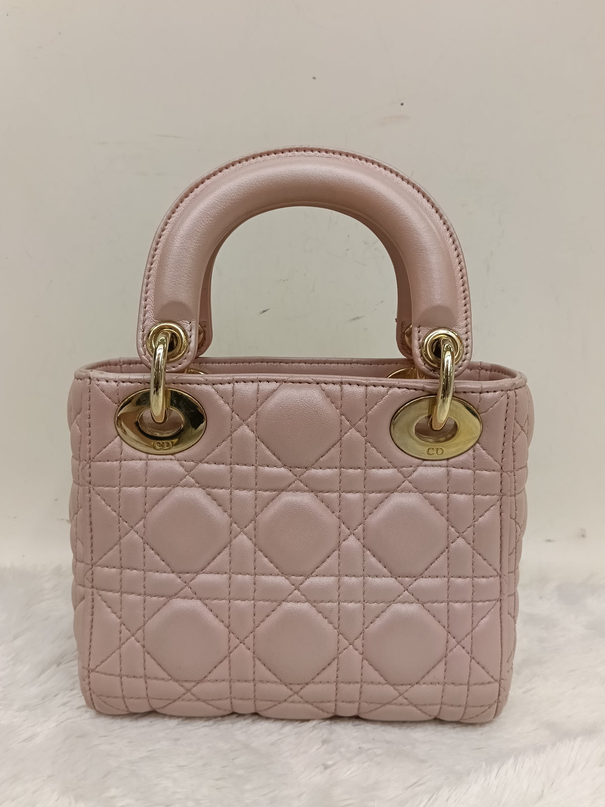 Lady Dior Mini Lamb Lotus GHW 2017