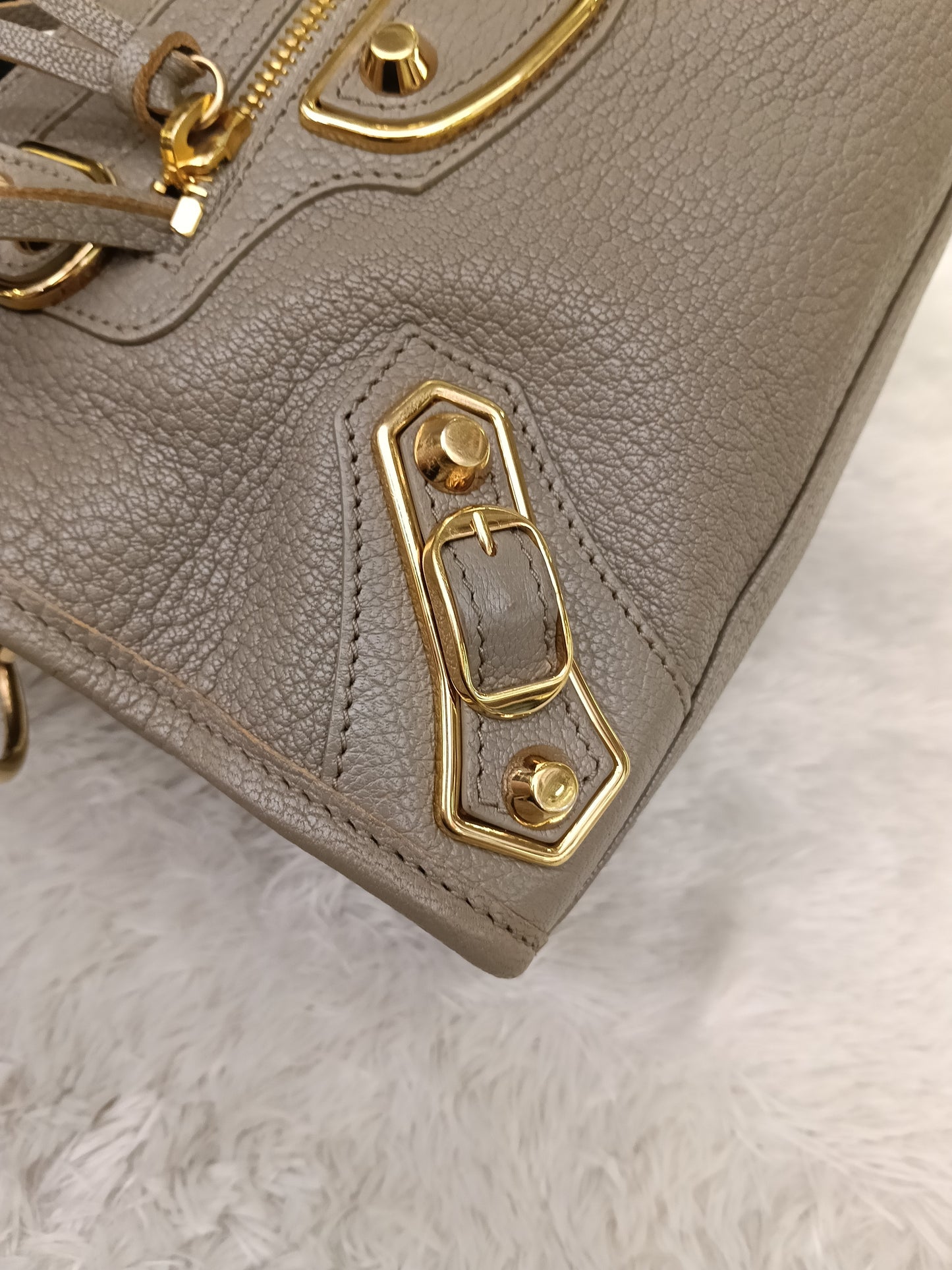 Balenciaga Mini City Edge Grey GHW 2016