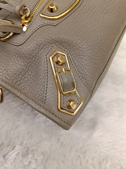 Balenciaga Mini City Edge Grey GHW 2016