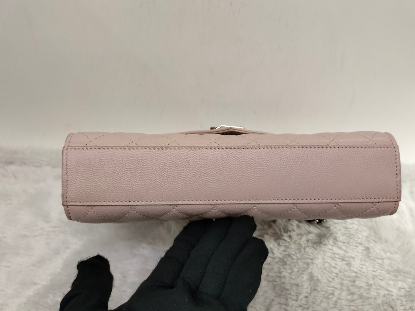 YsL Envelope Medium Grained Marble Pink SHW 2018