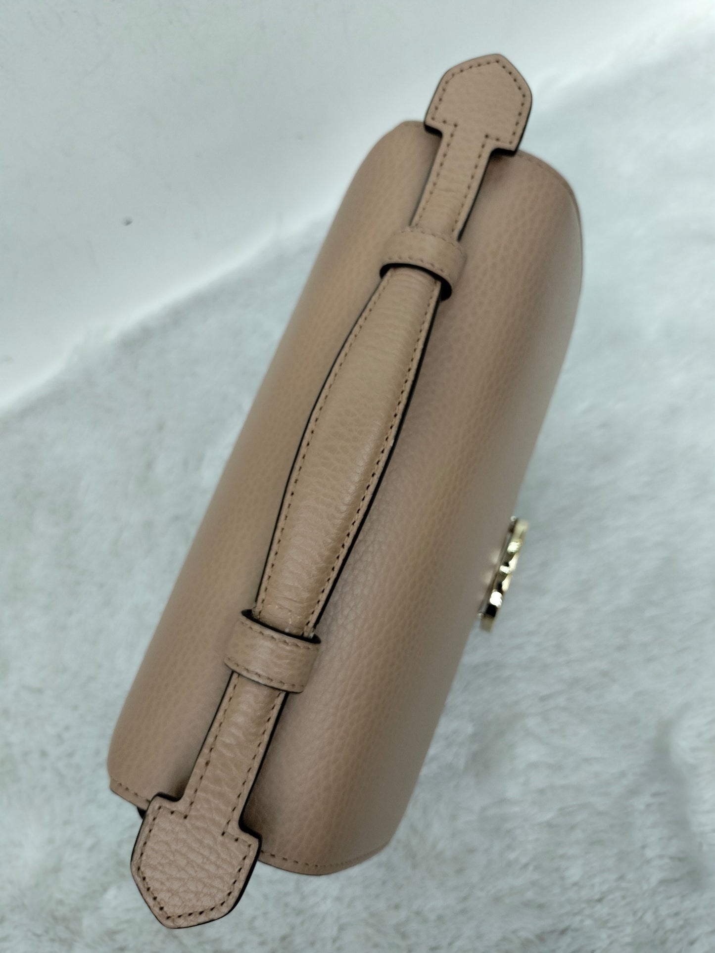 Gucci Interlocking Top Handle Beige GHW