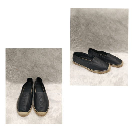 YsL Shoes Espadrilles Black Size 38