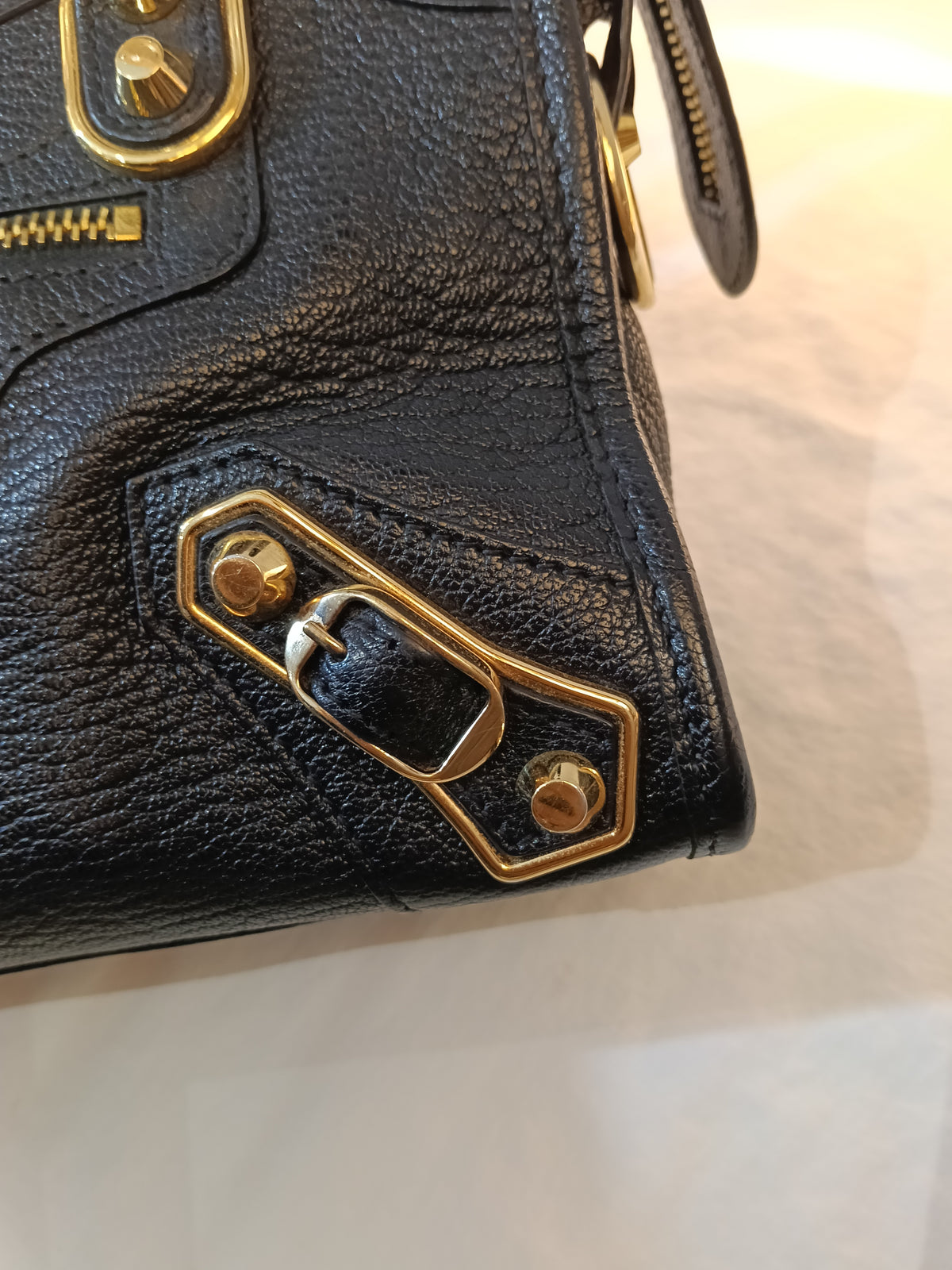 Balenciaga Mini City Edge Black GHW 2020