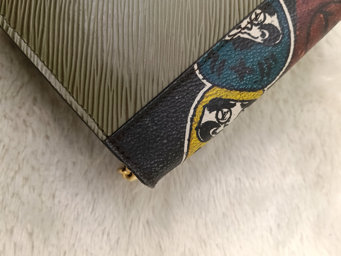 LV Twist Chain Wallet Monogram Kabuki 2017