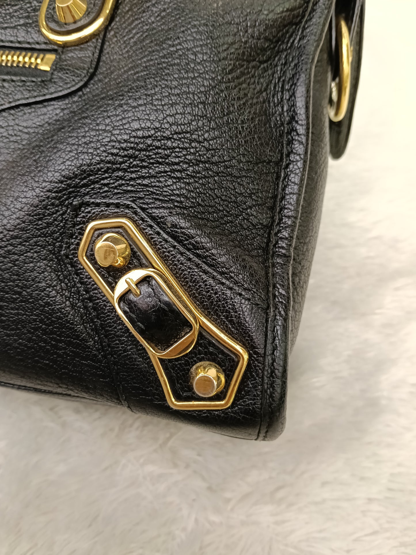 Balenciaga Small City Edge Black GHW 2016