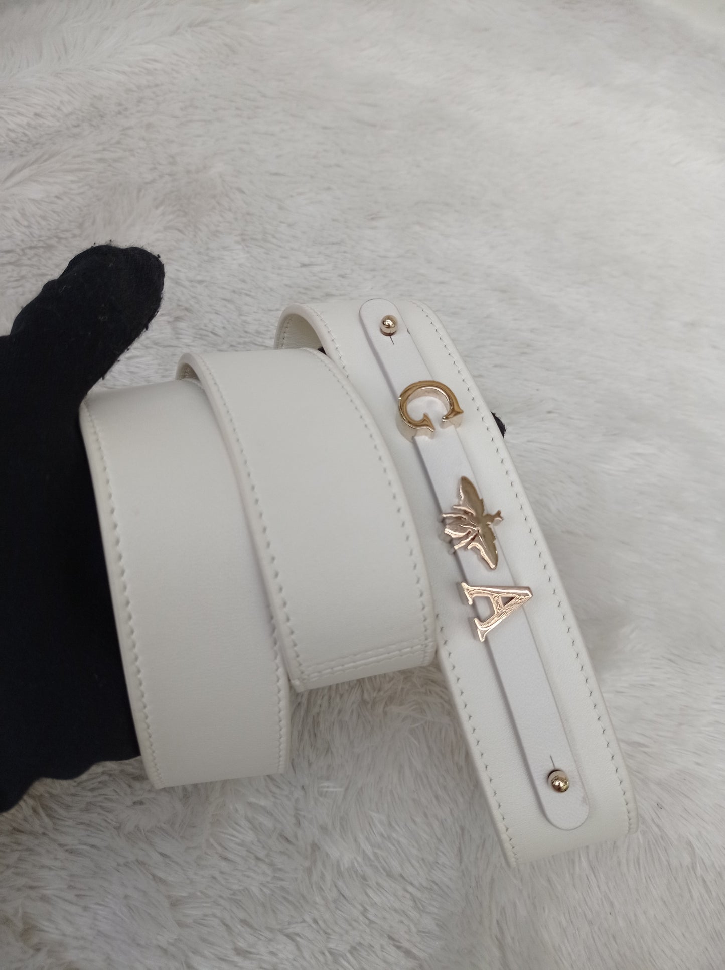 Lady Dior Small Lamb White LGHW 2019