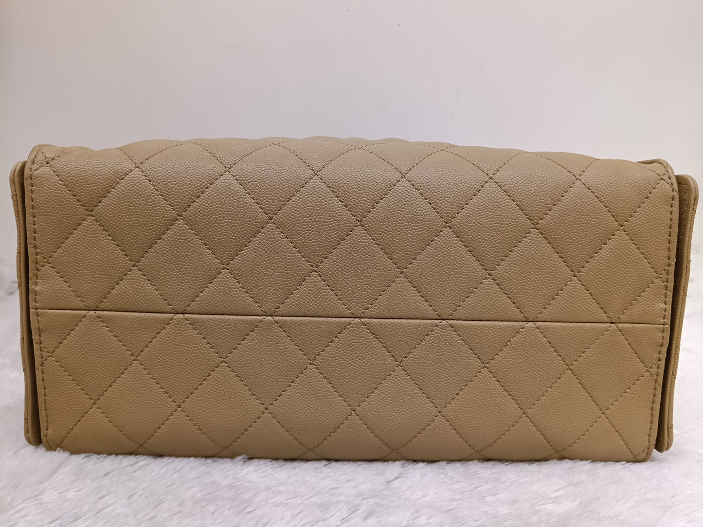 Chanel C25 Medium Caviar Dark Beige GHW (CHIP)