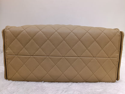 Chanel C25 Medium Caviar Dark Beige GHW (CHIP)