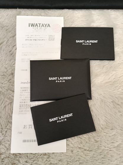 YsL Le 5 A7 Supple Small Calfskin Sea Salt SHW 2024