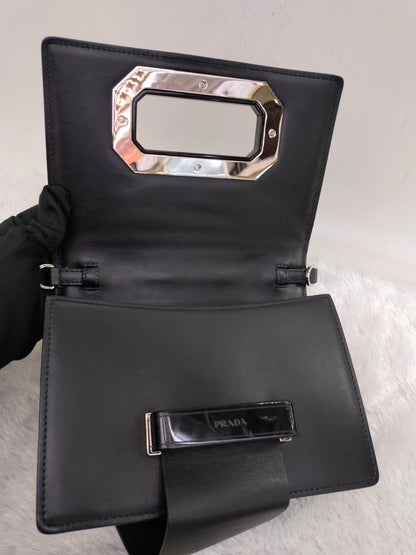 Prada City Calf Nero SHW 2017