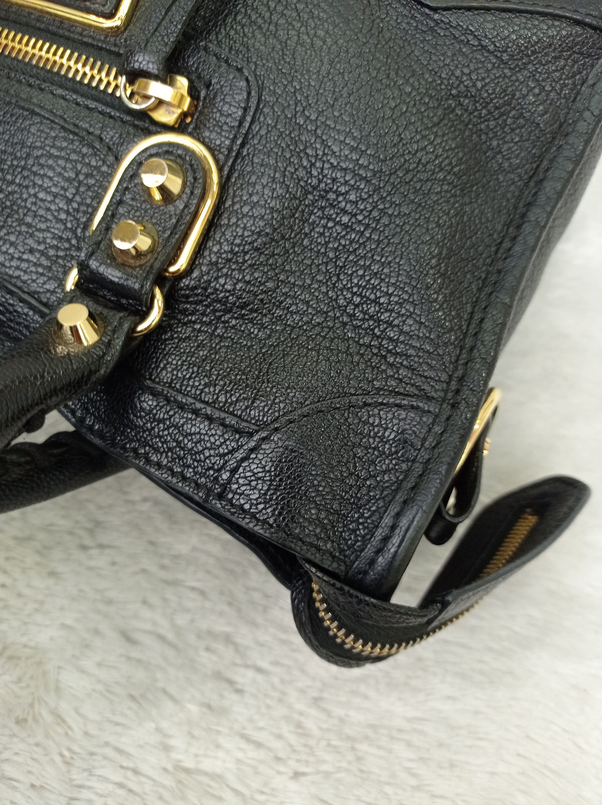 Balenciaga Small City Edge Black GHW 2020