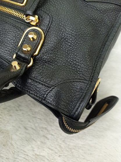 Balenciaga Small City Edge Black GHW 2020