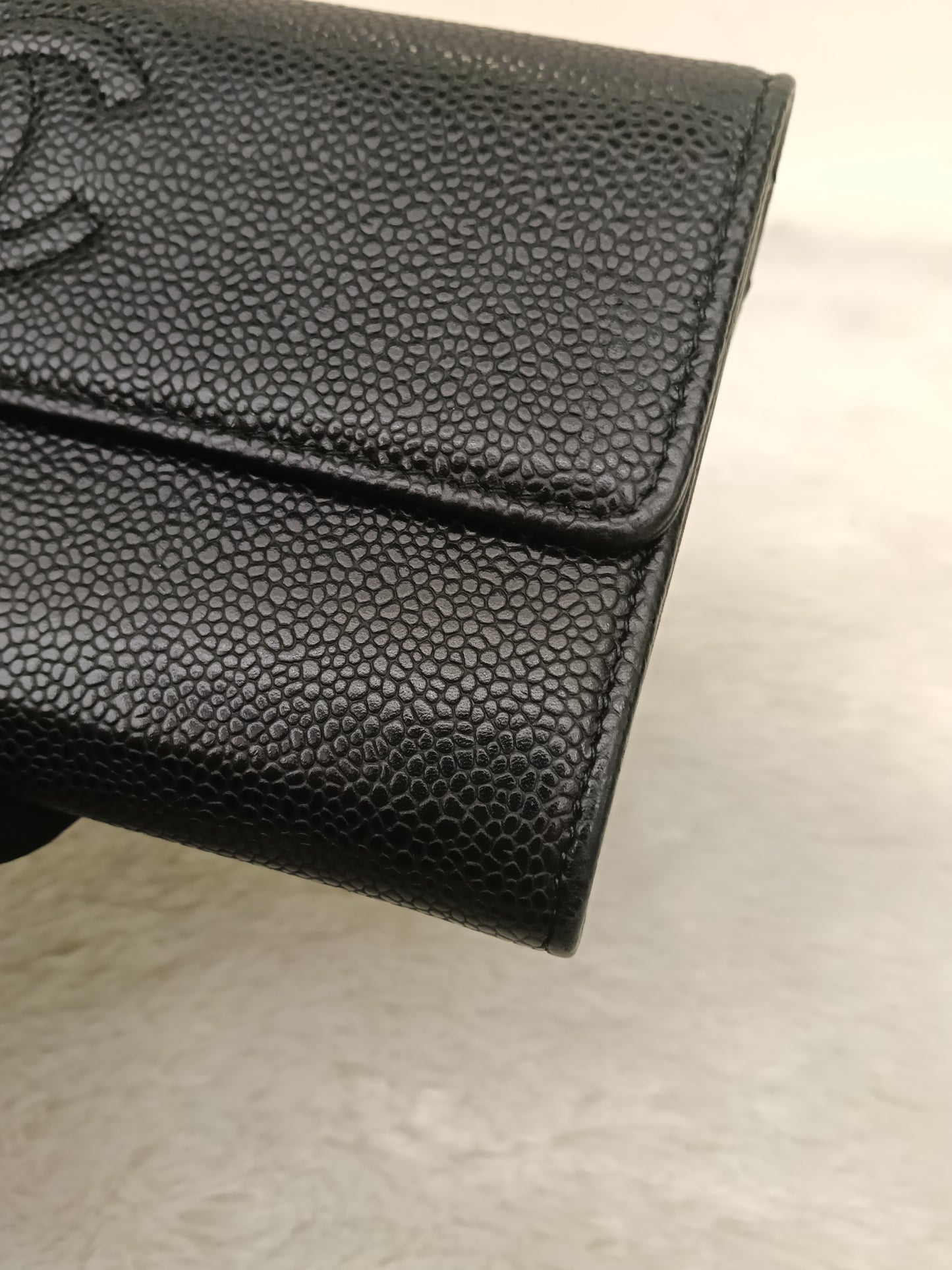 Chanel Timeless Continental Wallet Caviar Black SHW #16