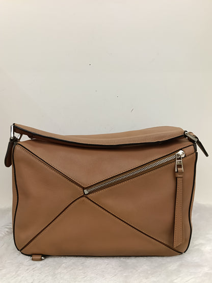 Loewe Puzzle Medium Calfskin Tan SHW 2017