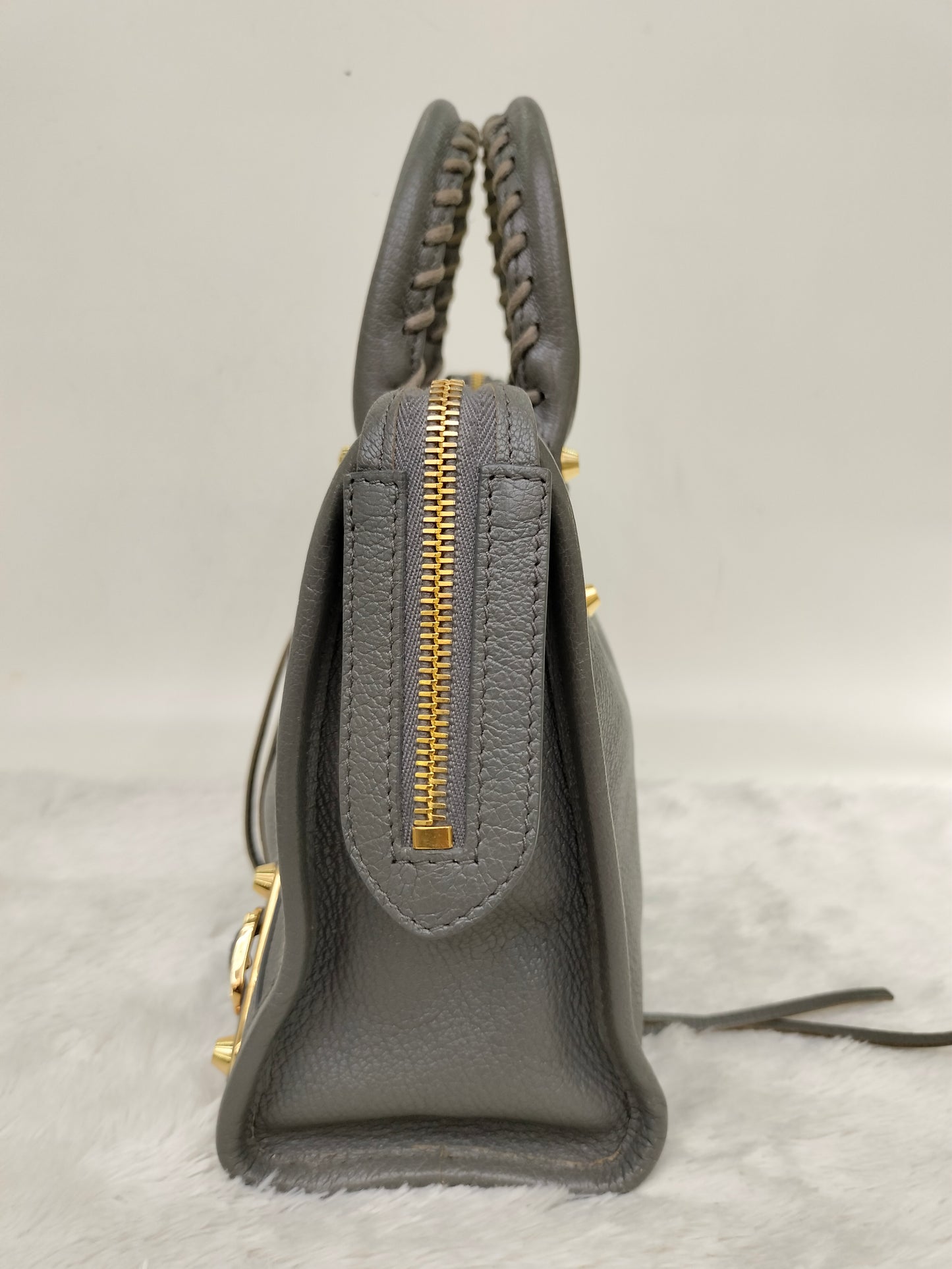 Balenciaga Small City Edge Dark Grey GHW