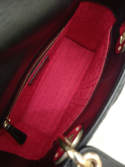 Lady Dior Small Lamb Black GHW 2018