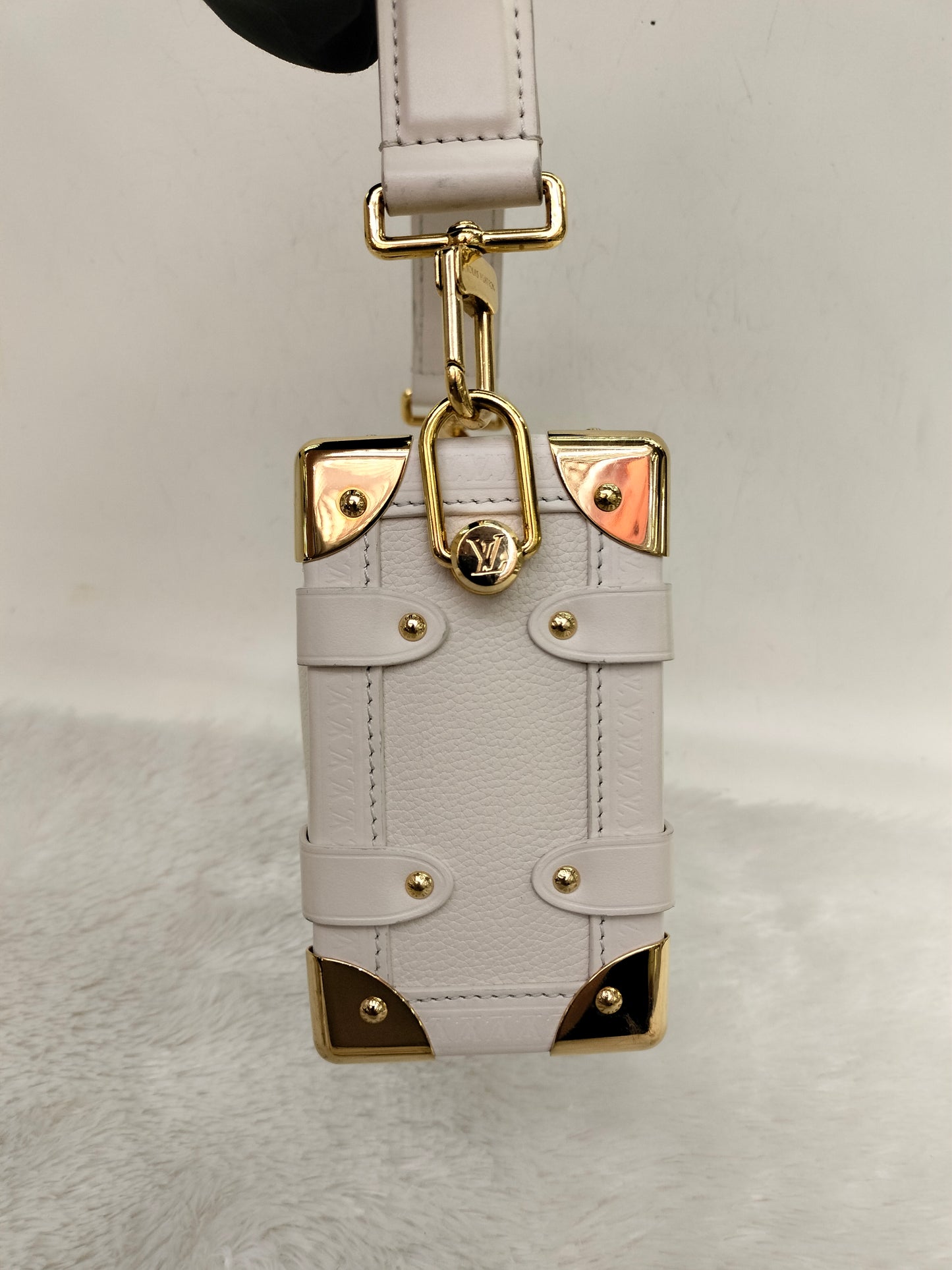 LV Side Trunk PM Grained Calfskin Chalk (CHIP)