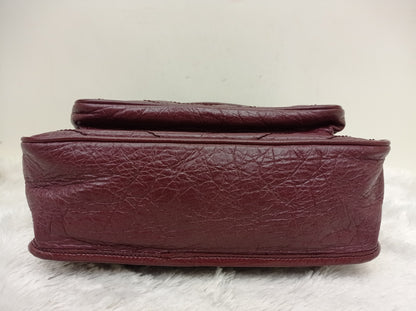 YsL Niki Medium Calfskin Burgundy RHW 2018