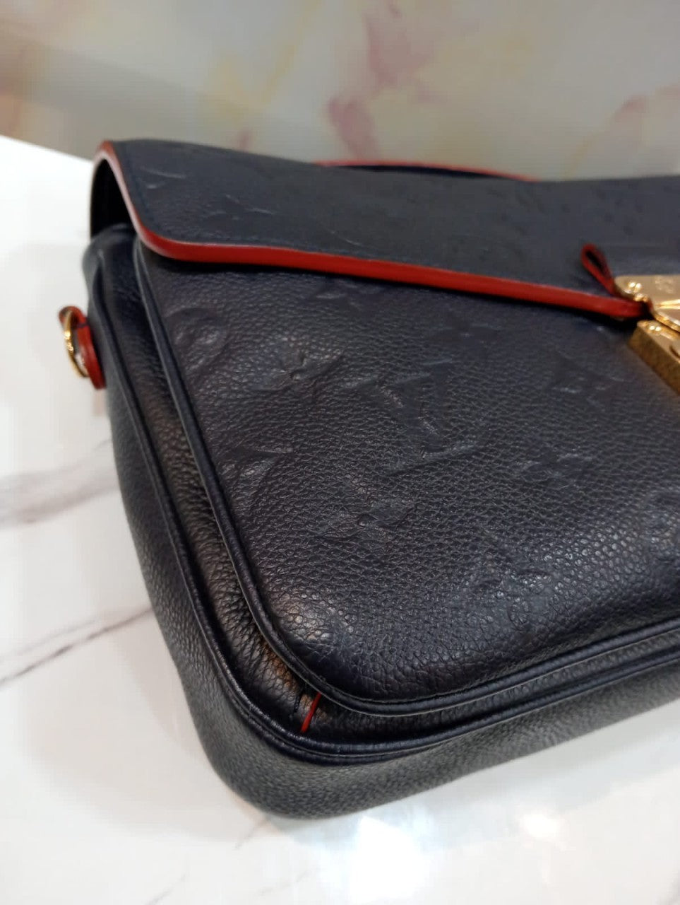 LV Metis MM Monogram Empreinte Marine Rouge 2017