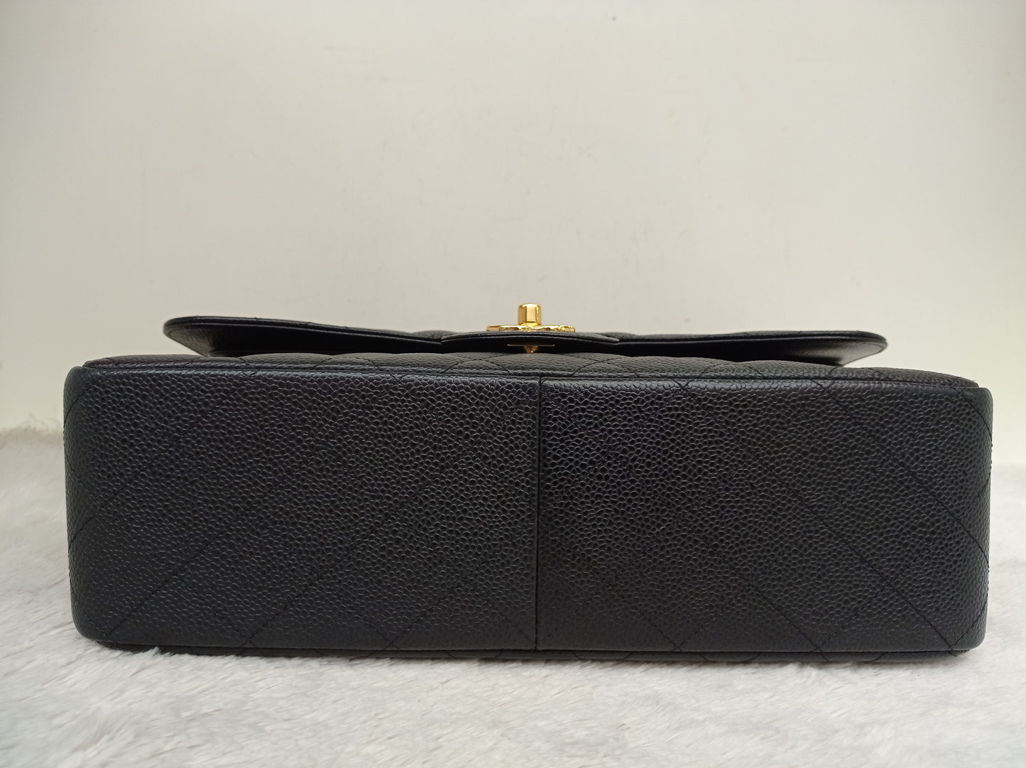 Chanel Jumbo Caviar Black GHW DF #17