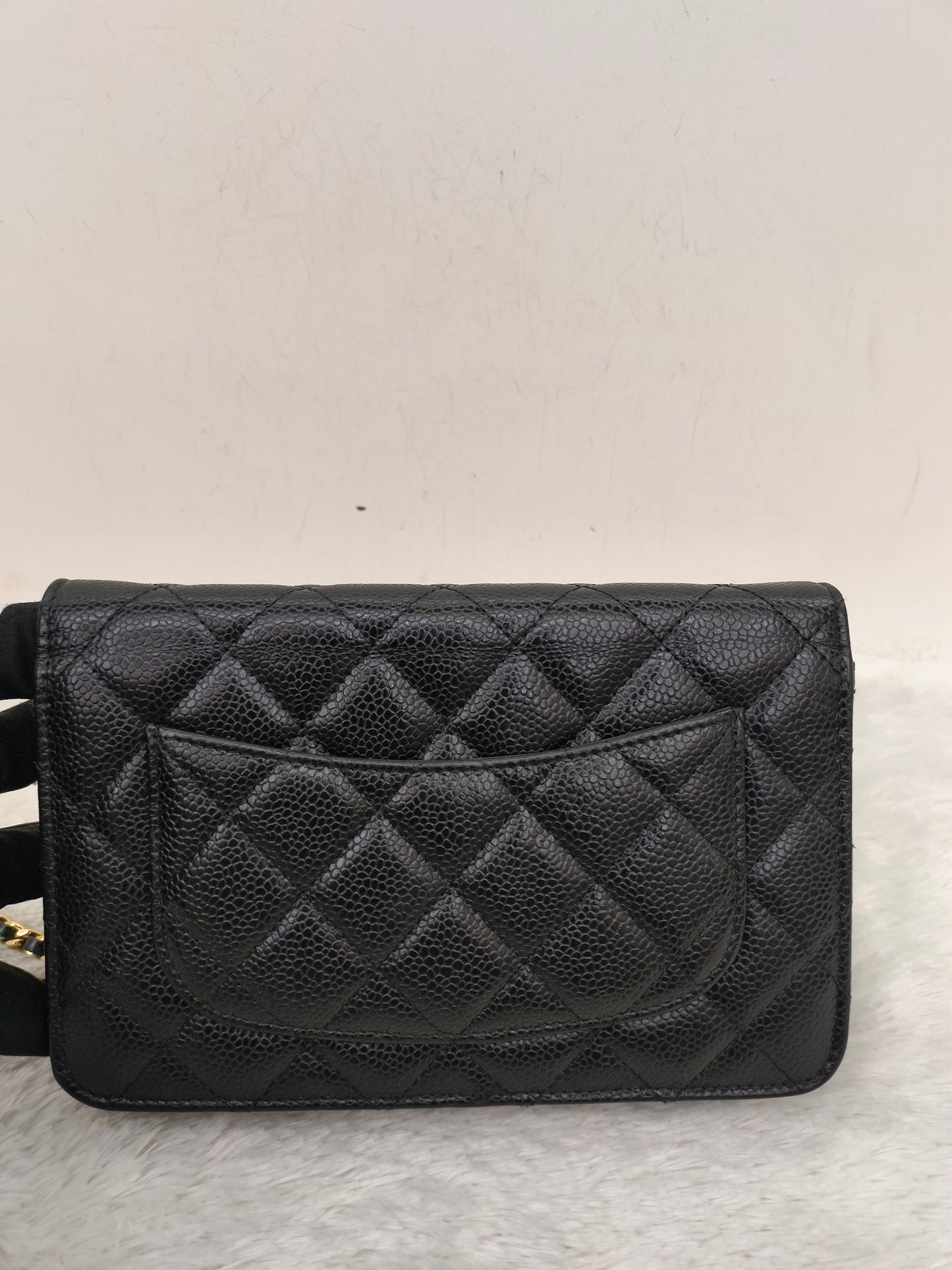 Chanel WOC Caviar Black GHW (CHIP)