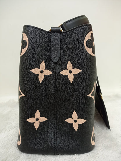 LV Neo Noe MM Monogram Empreinte Noir Creme (CHIP)