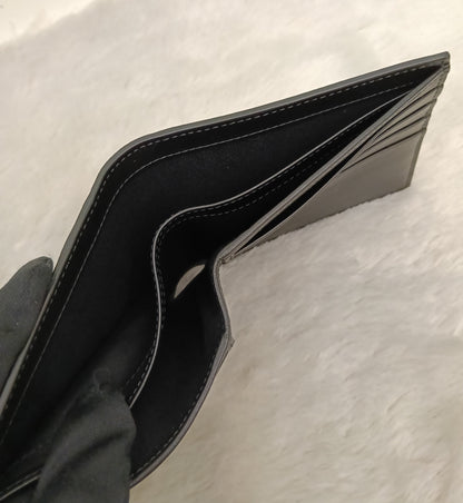*Neverbeen Used* Dior Bifold Wallet Saddle Grained Calfskin Marquetry Black 2023