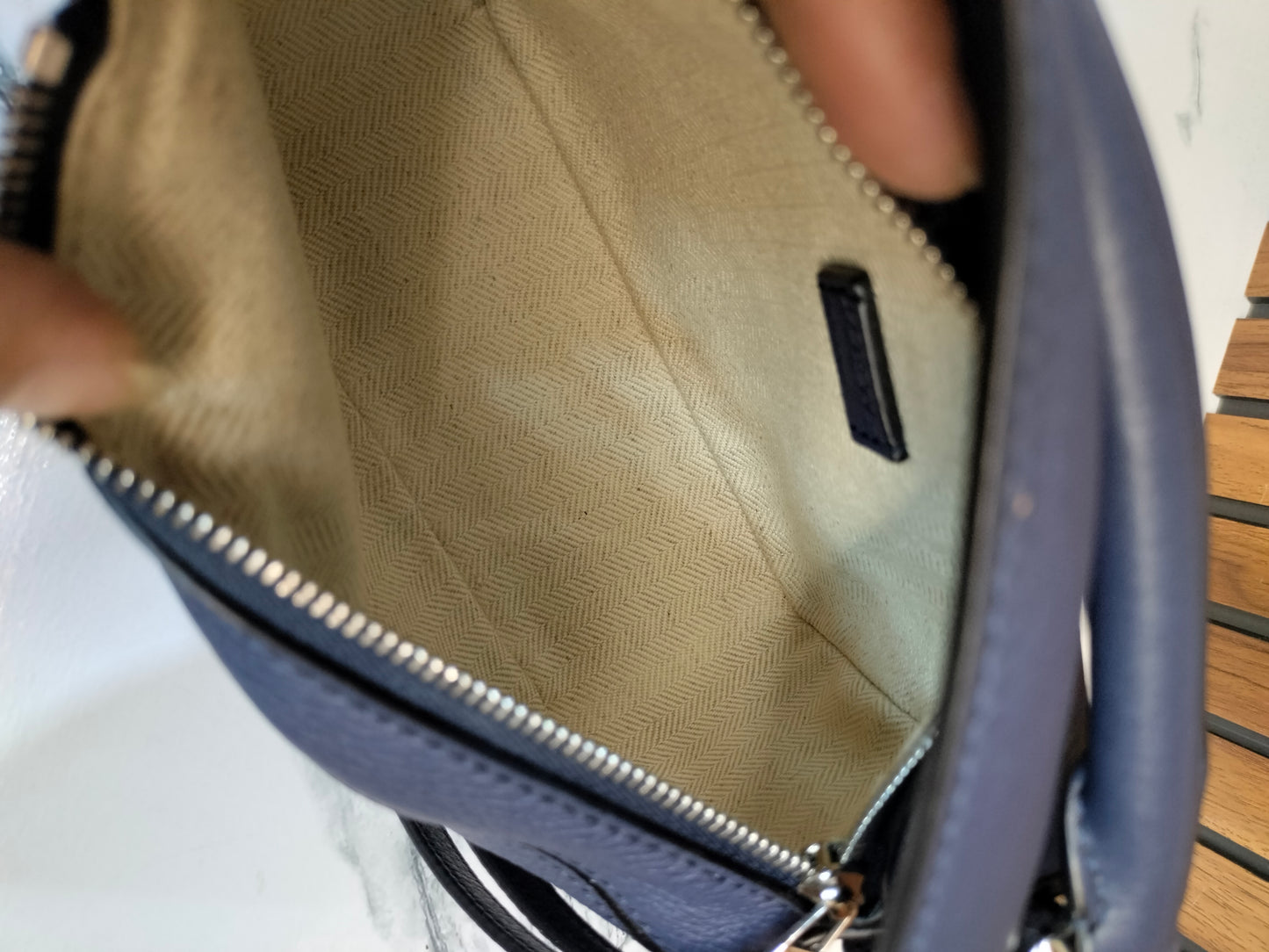 Loewe Puzzle Mini Grained Navy SHW 2020