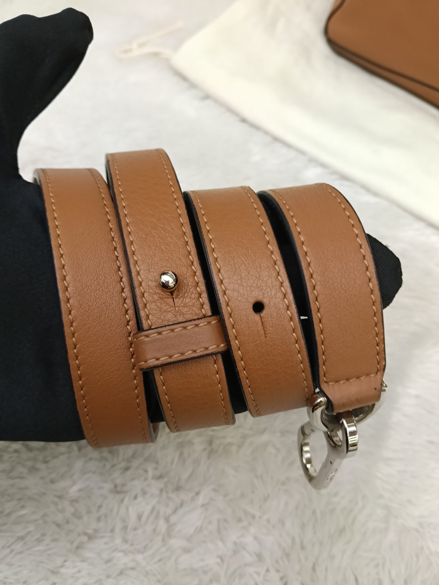Loewe Puzzle Small Tan SHW 2018
