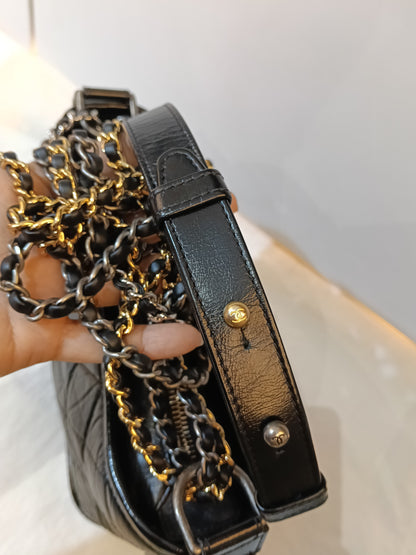 Chanel Gabrielle Small Calfskin Black (CHIP)