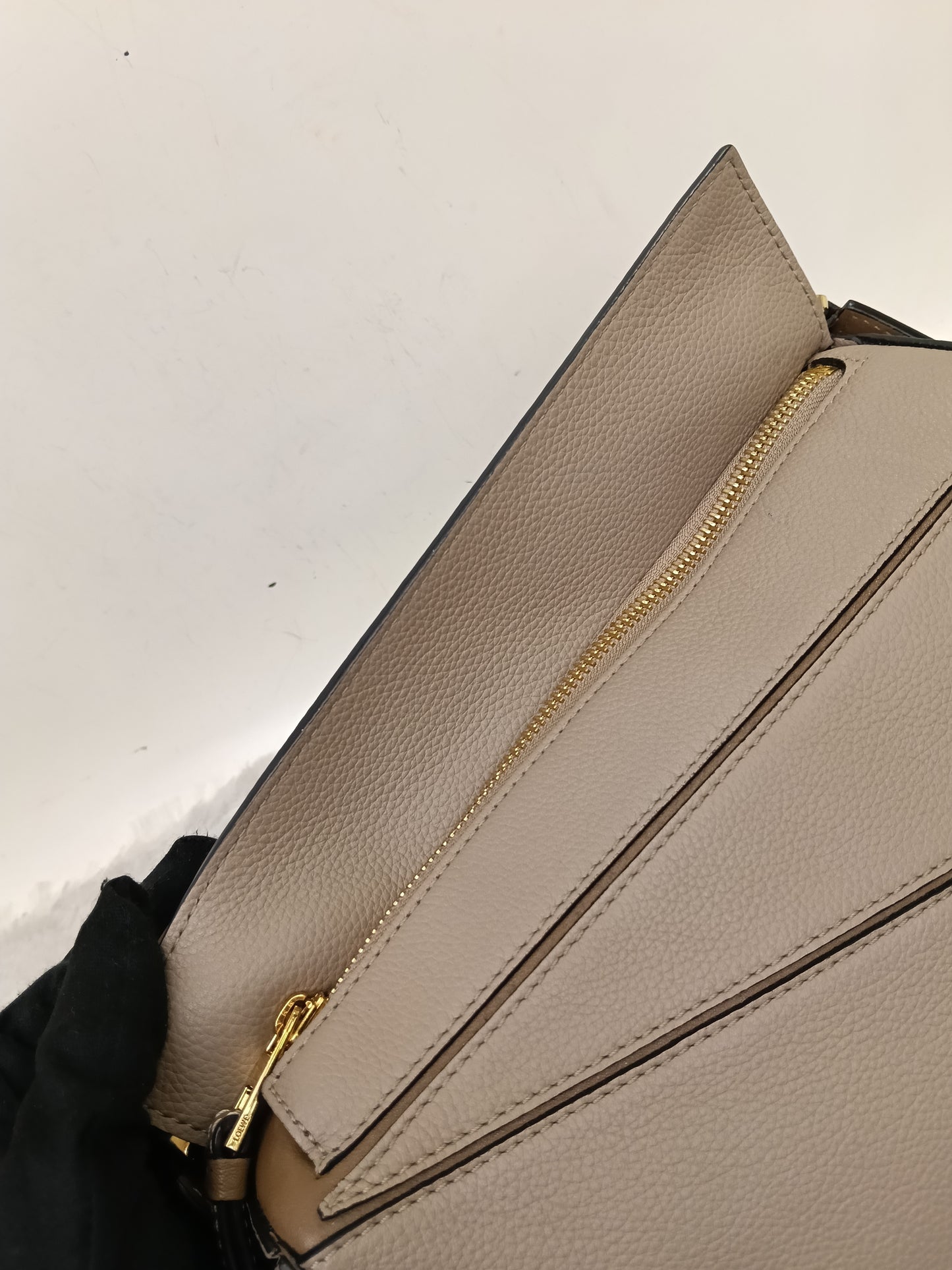 Loewe Puzzle Small Grained Sand Mink GHW 2020
