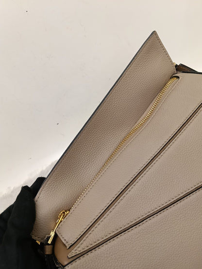 Loewe Puzzle Small Grained Sand Mink GHW 2020