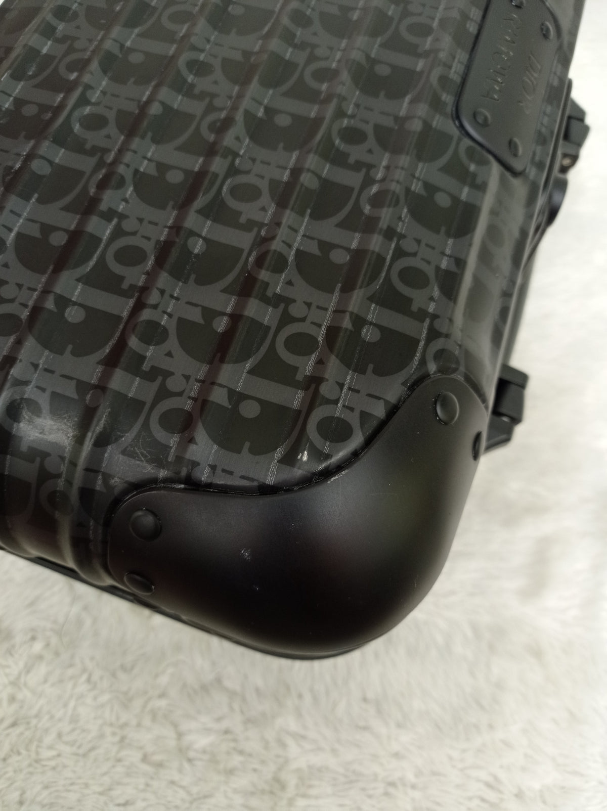 Dior X Rimowa Carry On Case Aluminium Oblique Black 2020