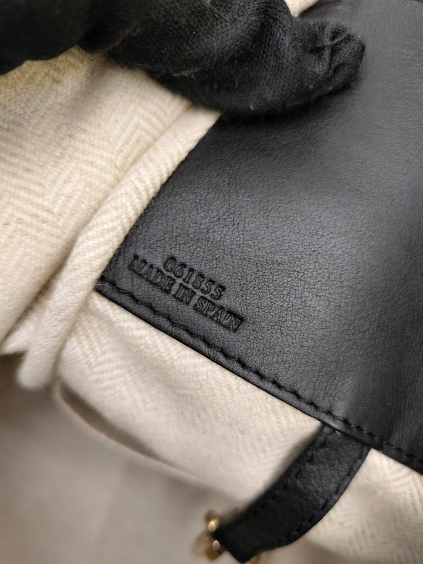 Loewe Hammock Small Beige Brown Black GHW 2018