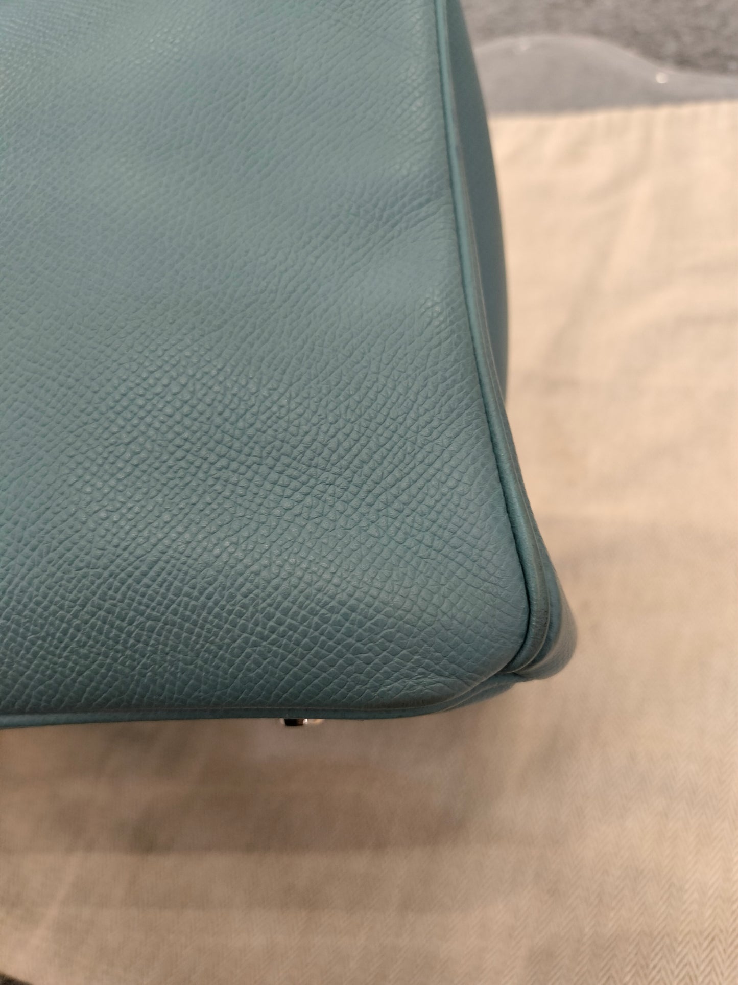 B35 Epsom Blue Jeans PHW #N square