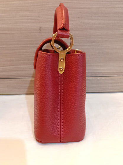 LV Capucines Mini Taurillon Scarlet 2020