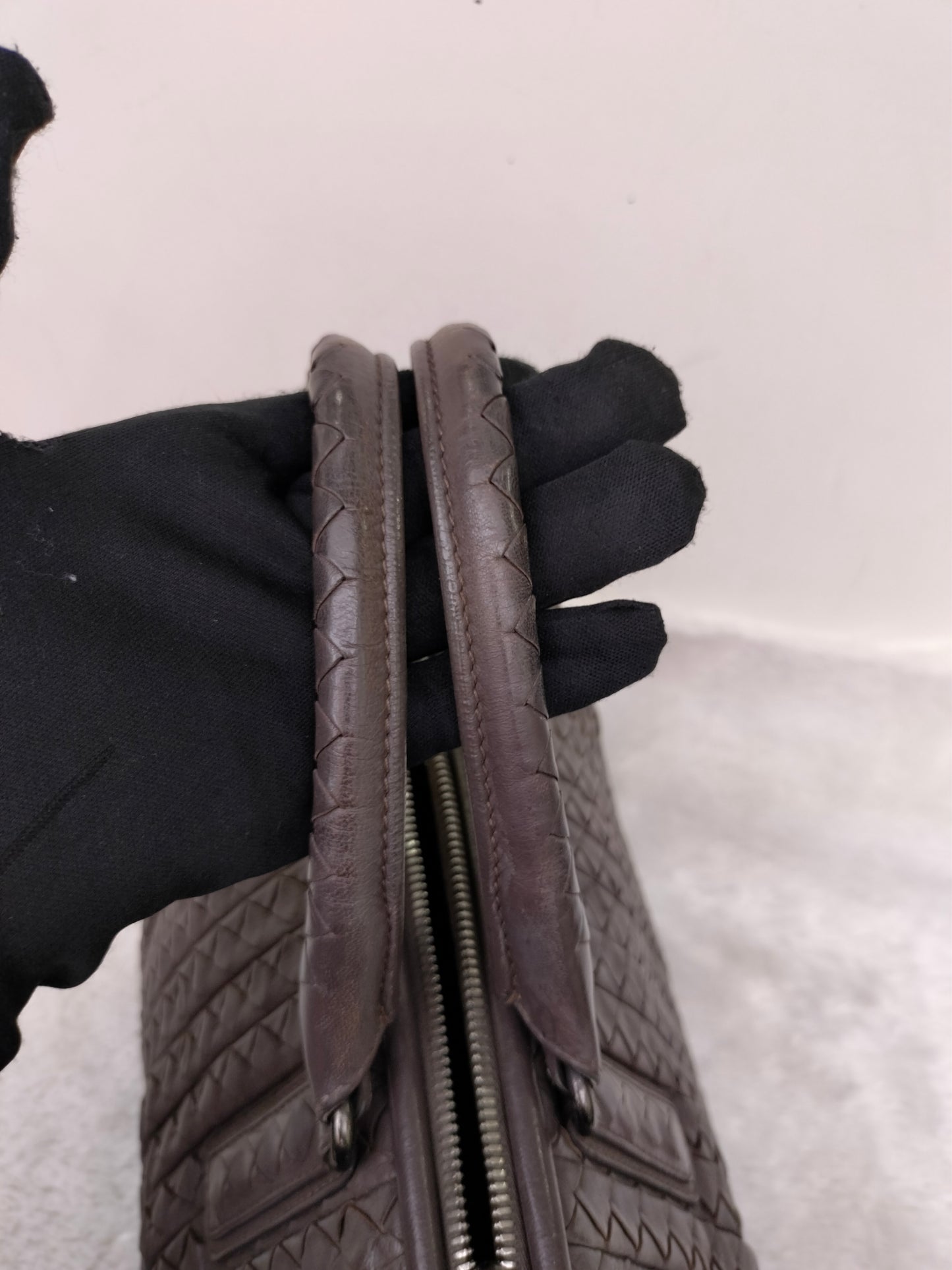 Bottega Veneta Intrecciato Doctor Bag Dark Grey RHW 2009