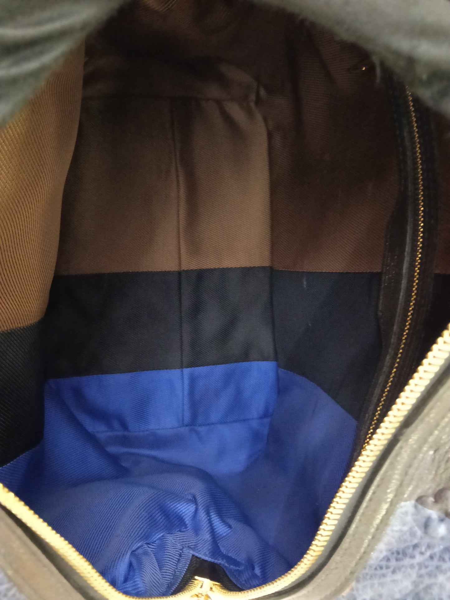 LV Blocks Zipped Tote Monogram Marine Noir 2011