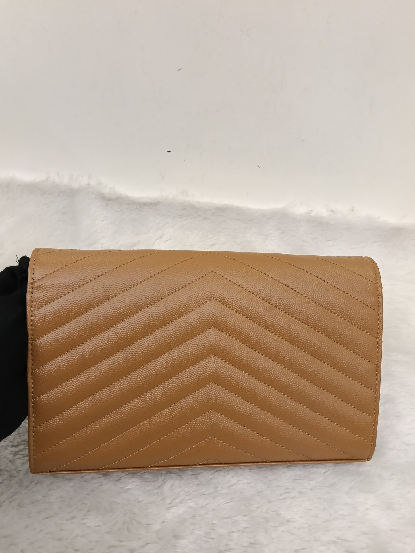 YsL WOC 22 Matelasse Monogramme Grained Caramel GHW 2021